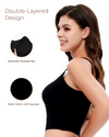 Black Shimmer Tank Top