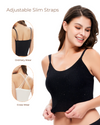 Black Shimmer Tank Top