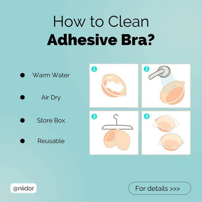 The Complete Guide on How to Clean Adhesive Bra
