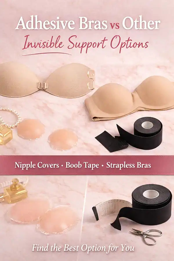 Adhesive Bras vs Other Invisible Support Options – NIIDOR
