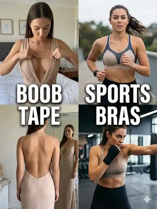 Boob Tape vs Sports Bras: Can You Use Boob Tape for Workouts