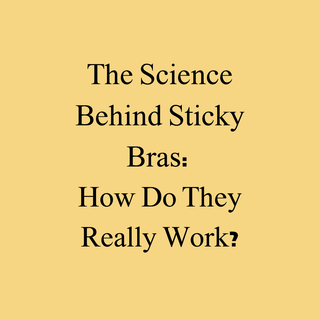 The Science Behind Sticky Bras: How Do They Really Work? - NIIDOR