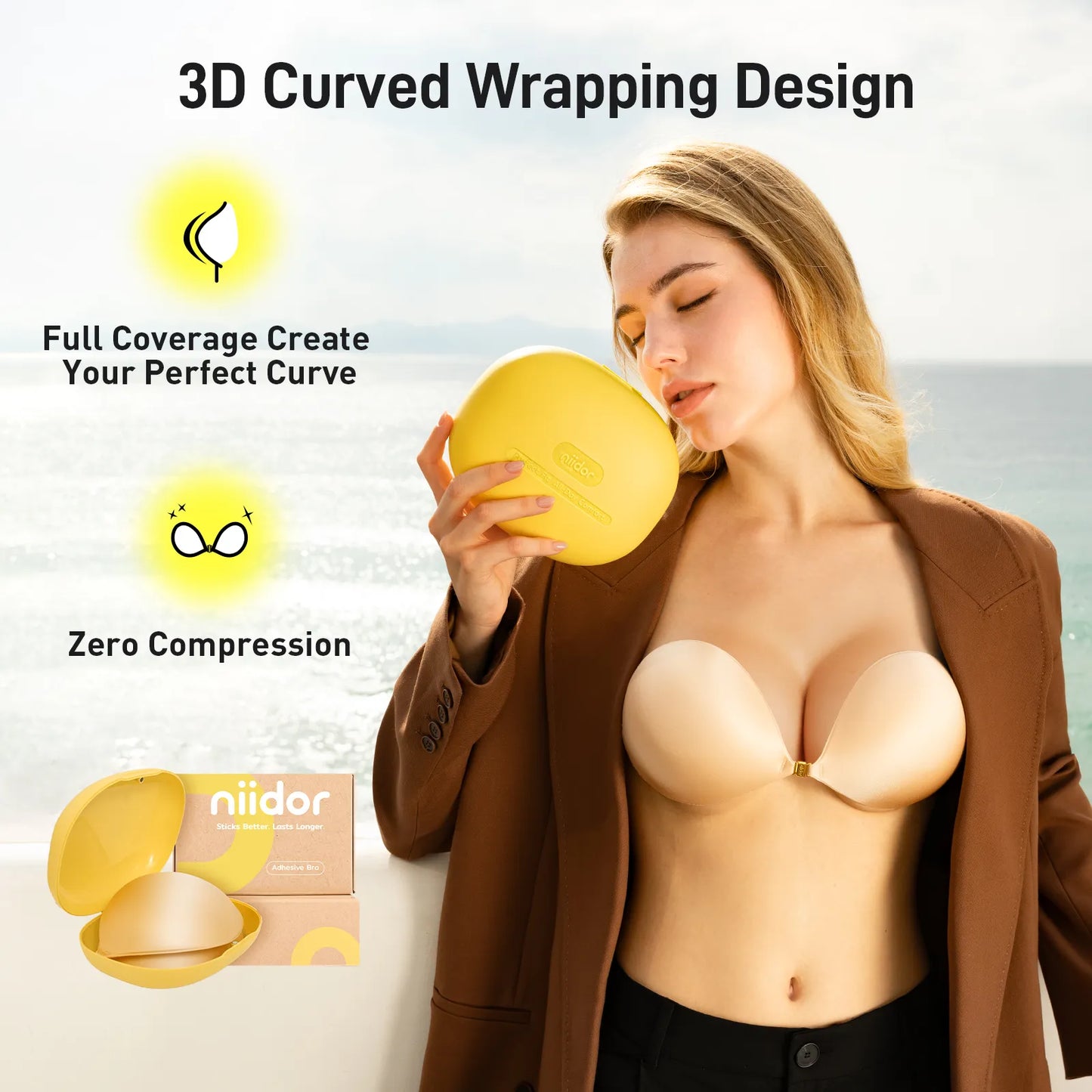 Magnetic Closure Sticky Bra