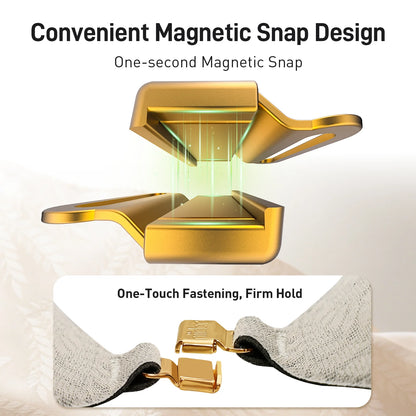 Patterned Magnetic Clasp Adhesive Bra