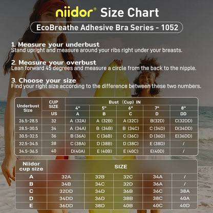 Magnetic Breathable Fabric Adhesive Bra