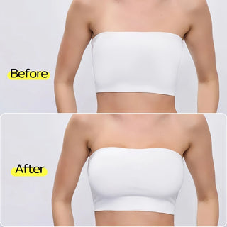 Magnetic closure adhesive bra