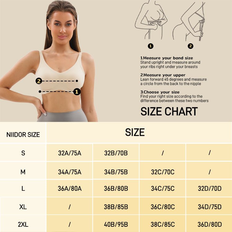 wireless bra size