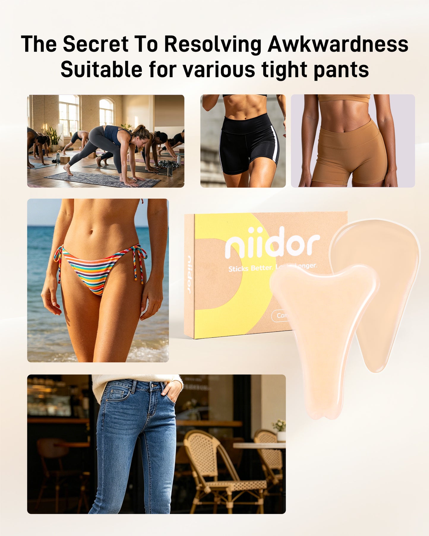 Niidor Anti-Camel Toe Smoothing Pad