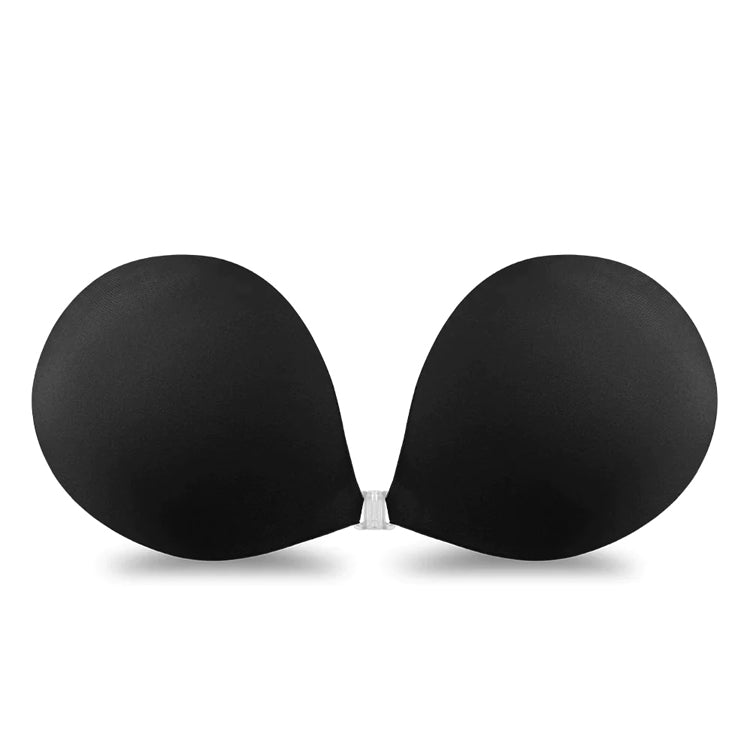 Niidor Sticky Bra, Breathable Strapless Bra Adhesive Push Up Backless Bras  for Women（Black-A） in Dubai - UAE