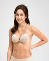 Patterned Magnetic Clasp Adhesive Bra