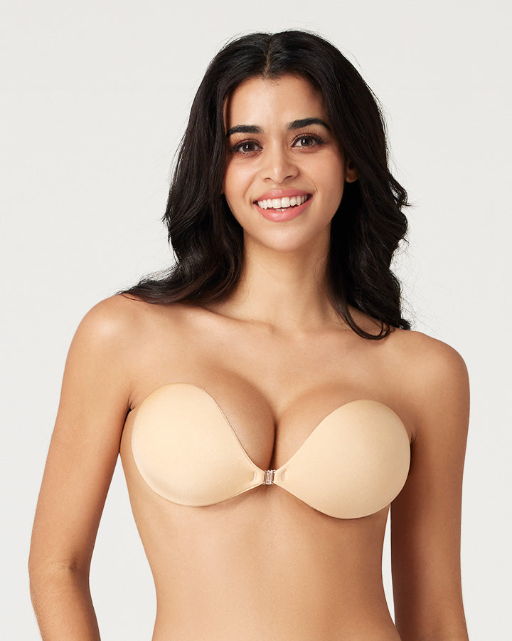 sticky bra for backless dress Artisan Round Adhesive Nude form enhancing product creates womens bras to look fuller with more cleavage Sticky Bras! My dress is