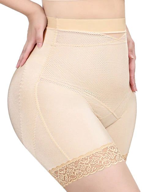 Nude High Waist Smoothing Shorts