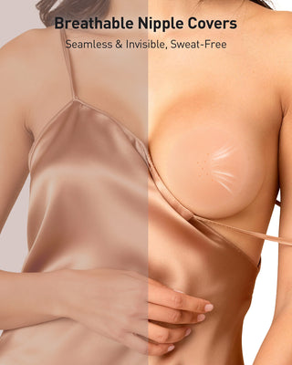 Niidor Round Breathable Nipple Covers