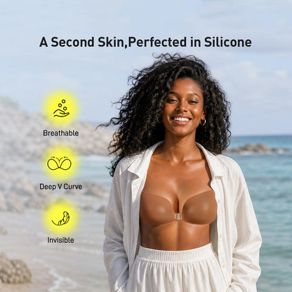 Winged Silicone Adhesive Bra