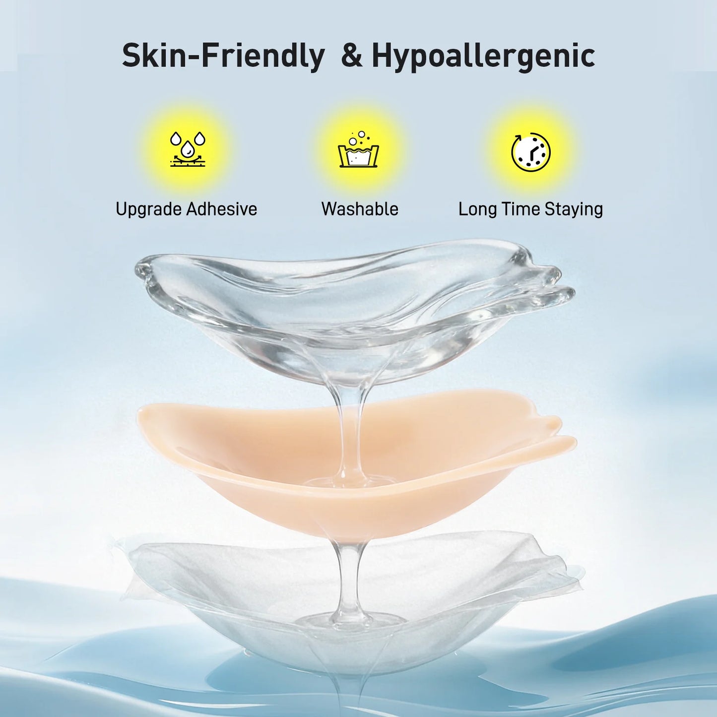 Winged Silicone Adhesive Bra