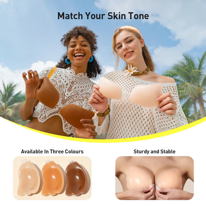 Winged Silicone Adhesive Bra