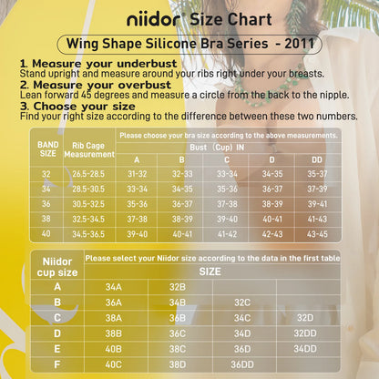 Winged Silicone Adhesive Bra