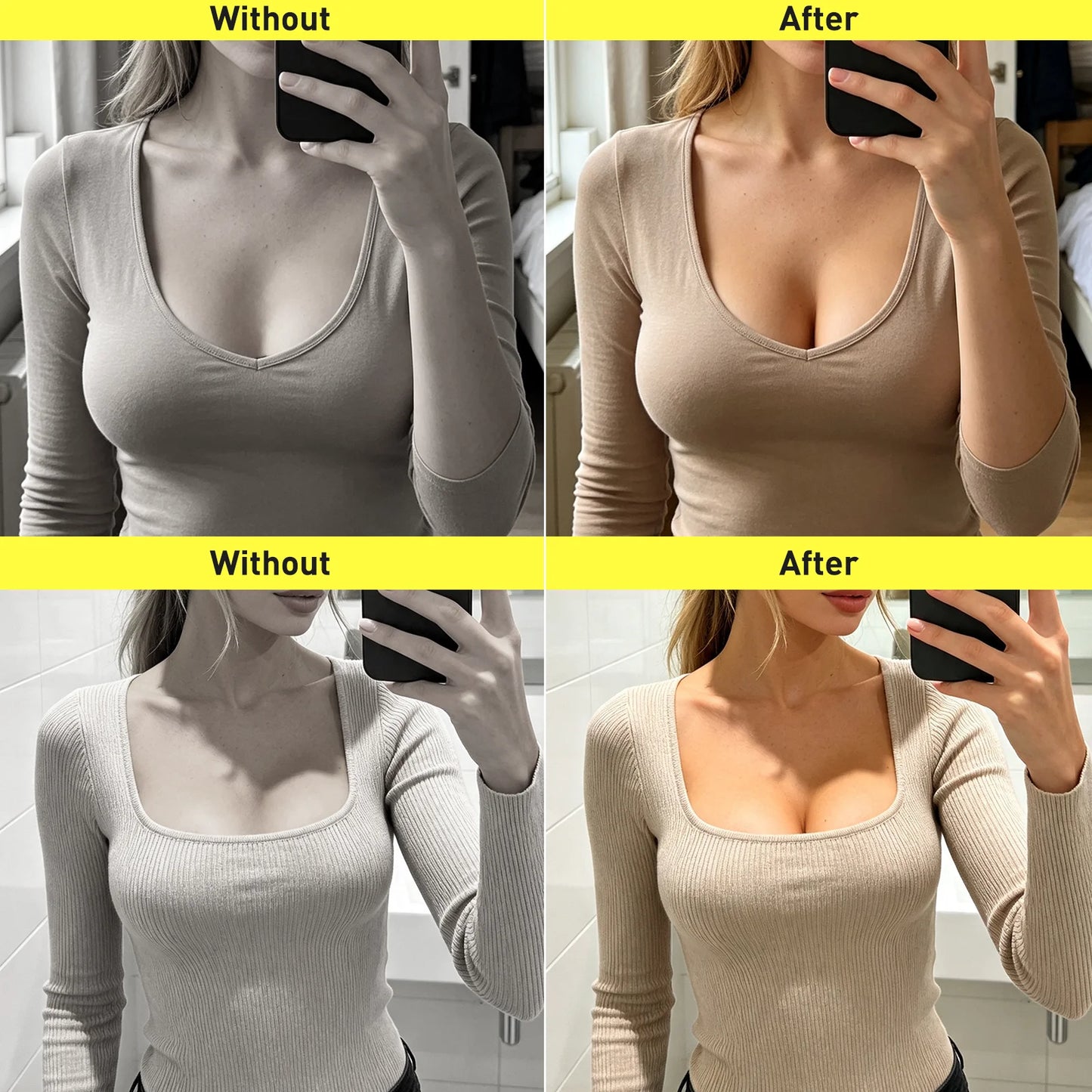 Niidor Silicone Bra & Inserts Set
