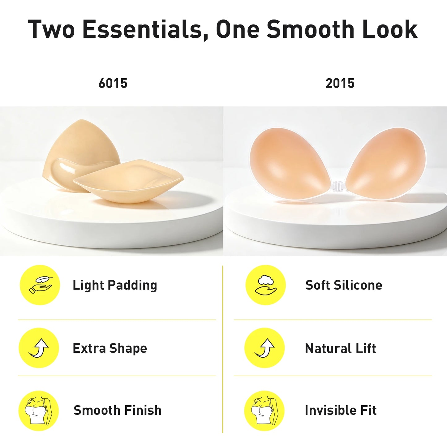 Niidor Silicone Bra & Inserts Set