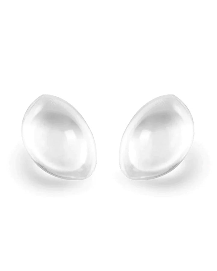 Transparent silicone breast insert enhancer