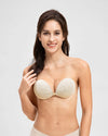 Patterned Magnetic Clasp Adhesive Bra