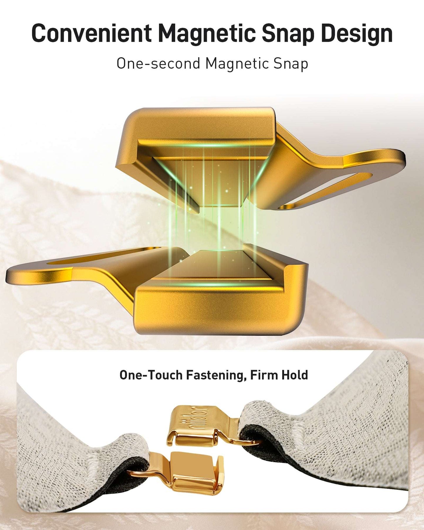 Patterned Magnetic Clasp Adhesive Bra