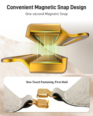 Patterned Magnetic Clasp Adhesive Bra