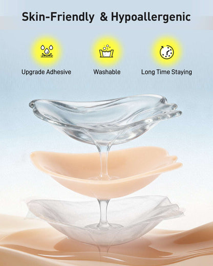 Winged Silicone Adhesive Bra