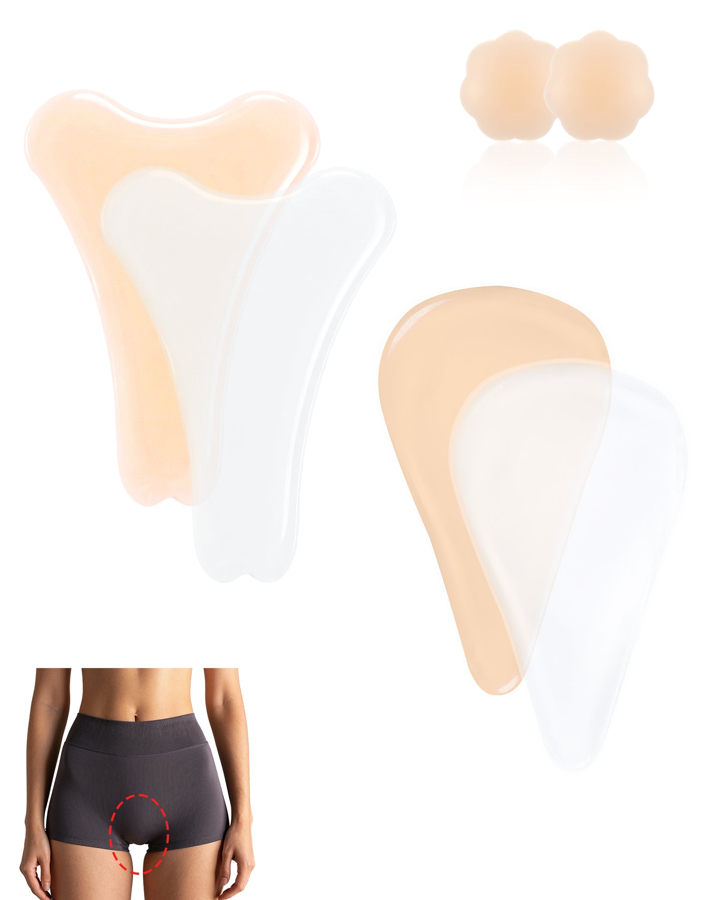 Niidor Anti-Camel Toe Smoothing Pad