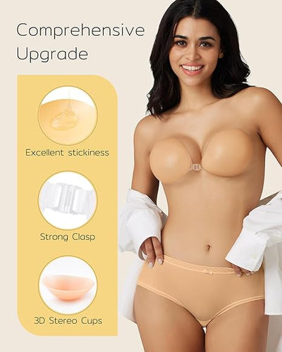 Push-Up Silicone Adhesive Bra