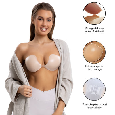 Natural Silicone Wedding Party and Dresses Sticky Bra