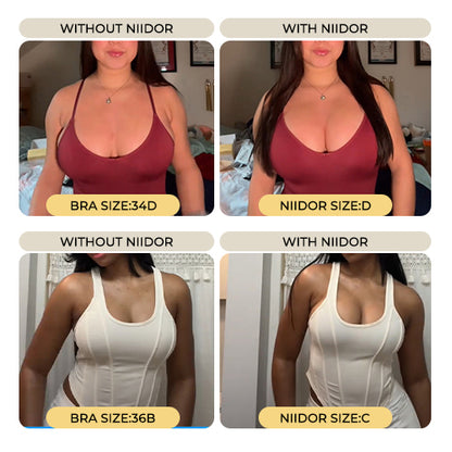 Silicone bra pads for lift and shape