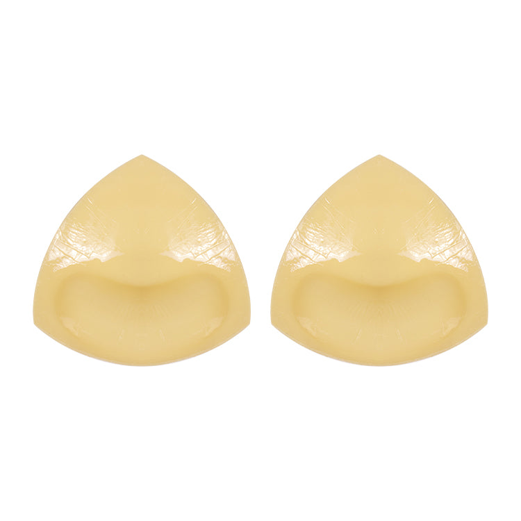 Double-sided Silicone Self-adhesive Eco Friendly Sponge Molded Round Bra  Padding Sponge Both Side Sticky Bra Insert - Buy Lift Breast Inserts