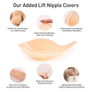 Niidor Spoon-Shaped Lift Nipple Covers