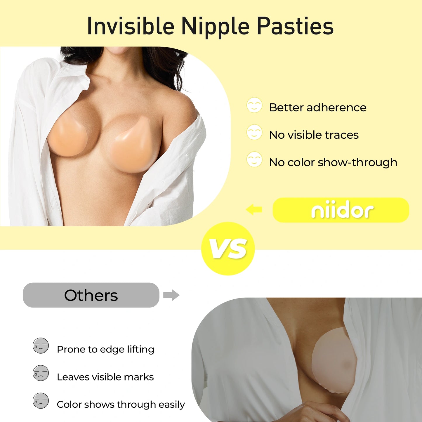 Niidor Spoon-Shaped Lift Nipple Covers