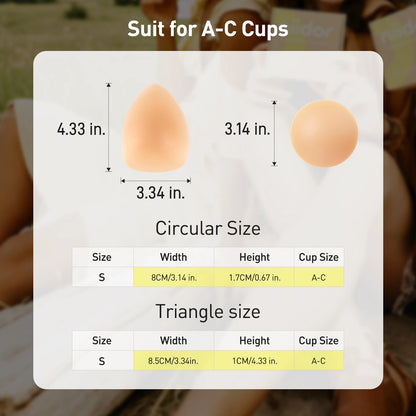 Triangular and Circular non adhesive Patch Set