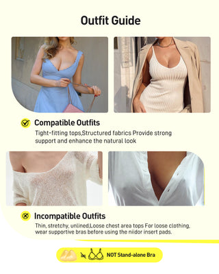 L-shaped Bra Inserts