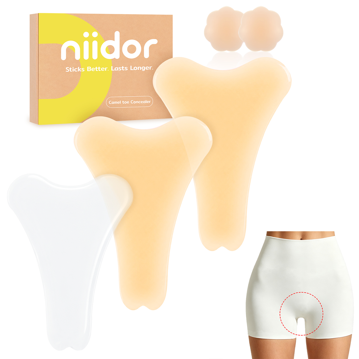 Niidor Anti-Camel Toe Smoothing Pad