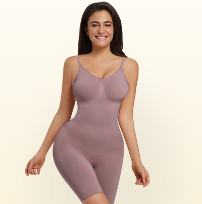 Seamless Barely There Mid-Thigh Bodysuit