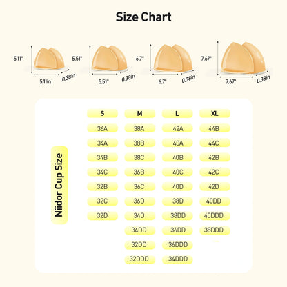 Double-sided adhesive large insert pad