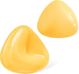 L-shaped silicone bra inserts for side support