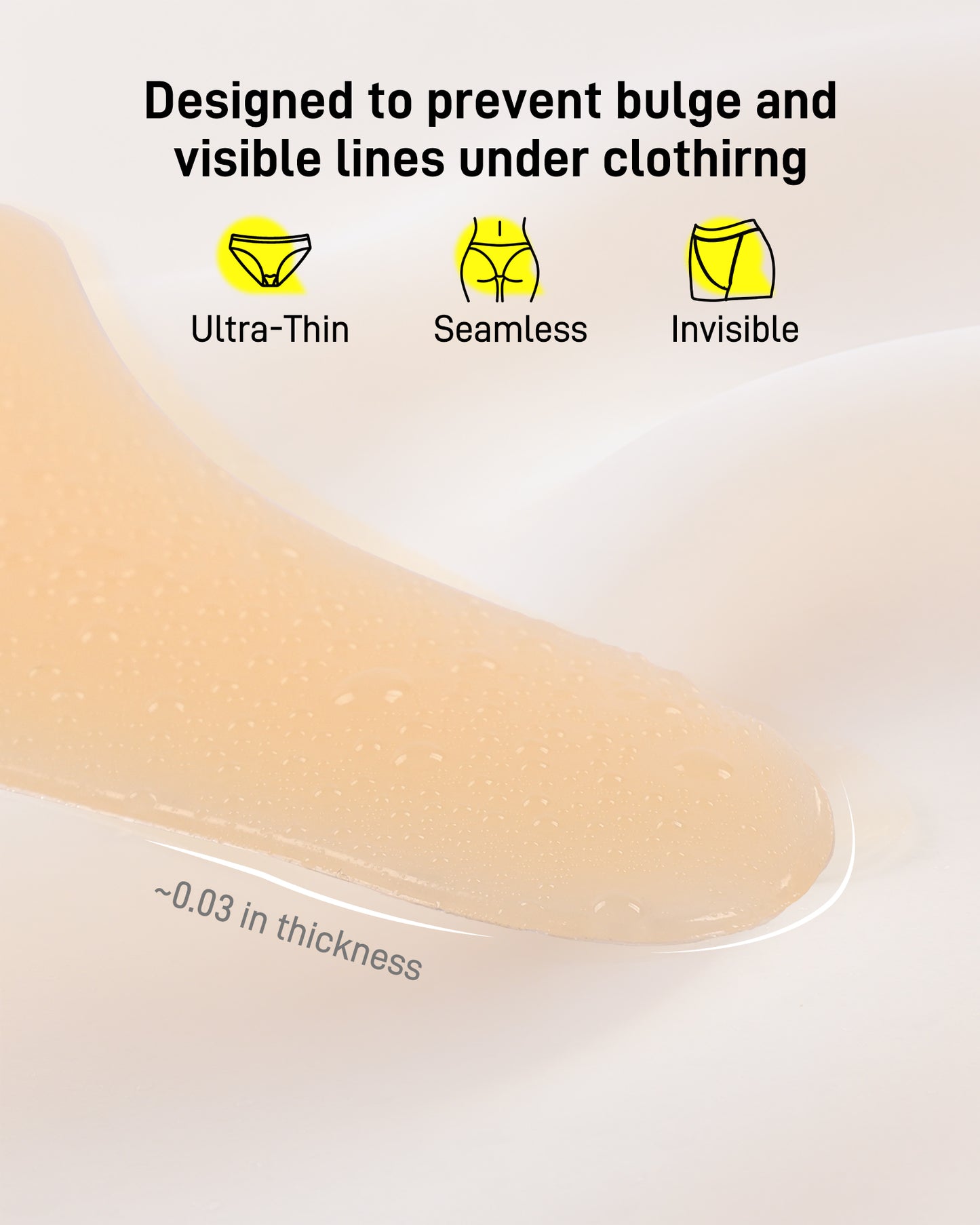 Niidor Anti-Camel Toe Smoothing Pad