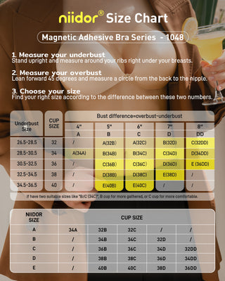 Magnetic Closure Sticky Bra