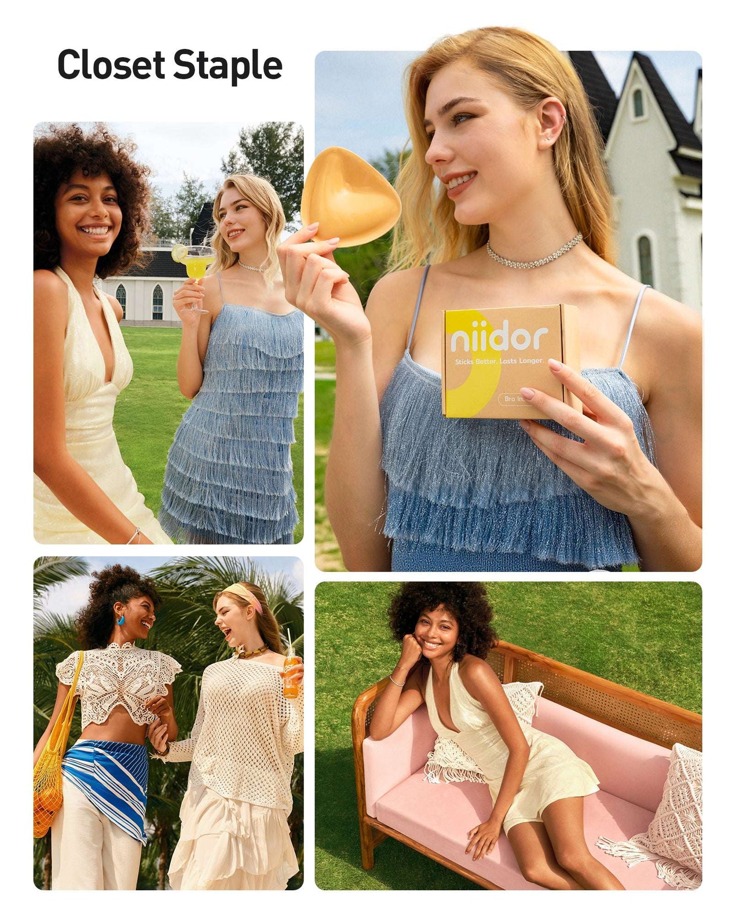 L-shaped Bra Inserts