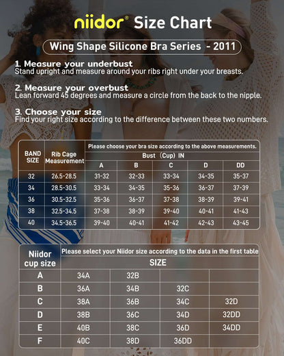 Winged Silicone Adhesive Bra