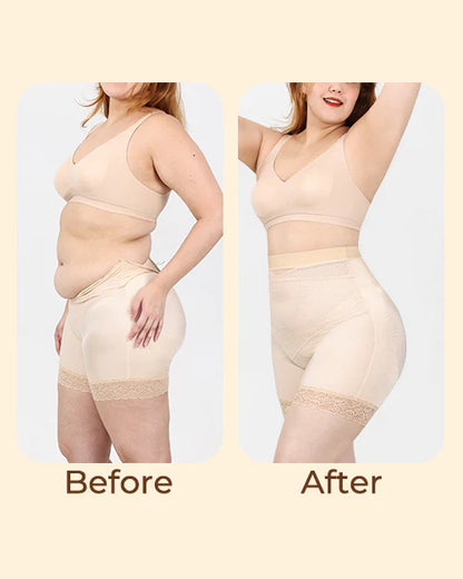 High Waist Smoothing Shorts Side rendering