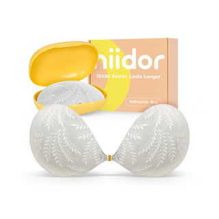 Patterned Magnetic Clasp Adhesive Bra