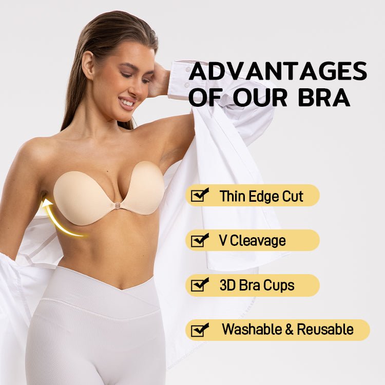 Adhesive Bra with Front Closure - Adhesive Bras