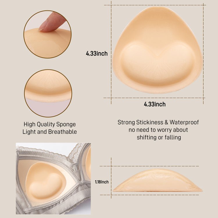 Adhesive Breast Enhancers Bra Insert - Bra Inserts