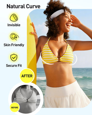 Push-up, thin bra pads